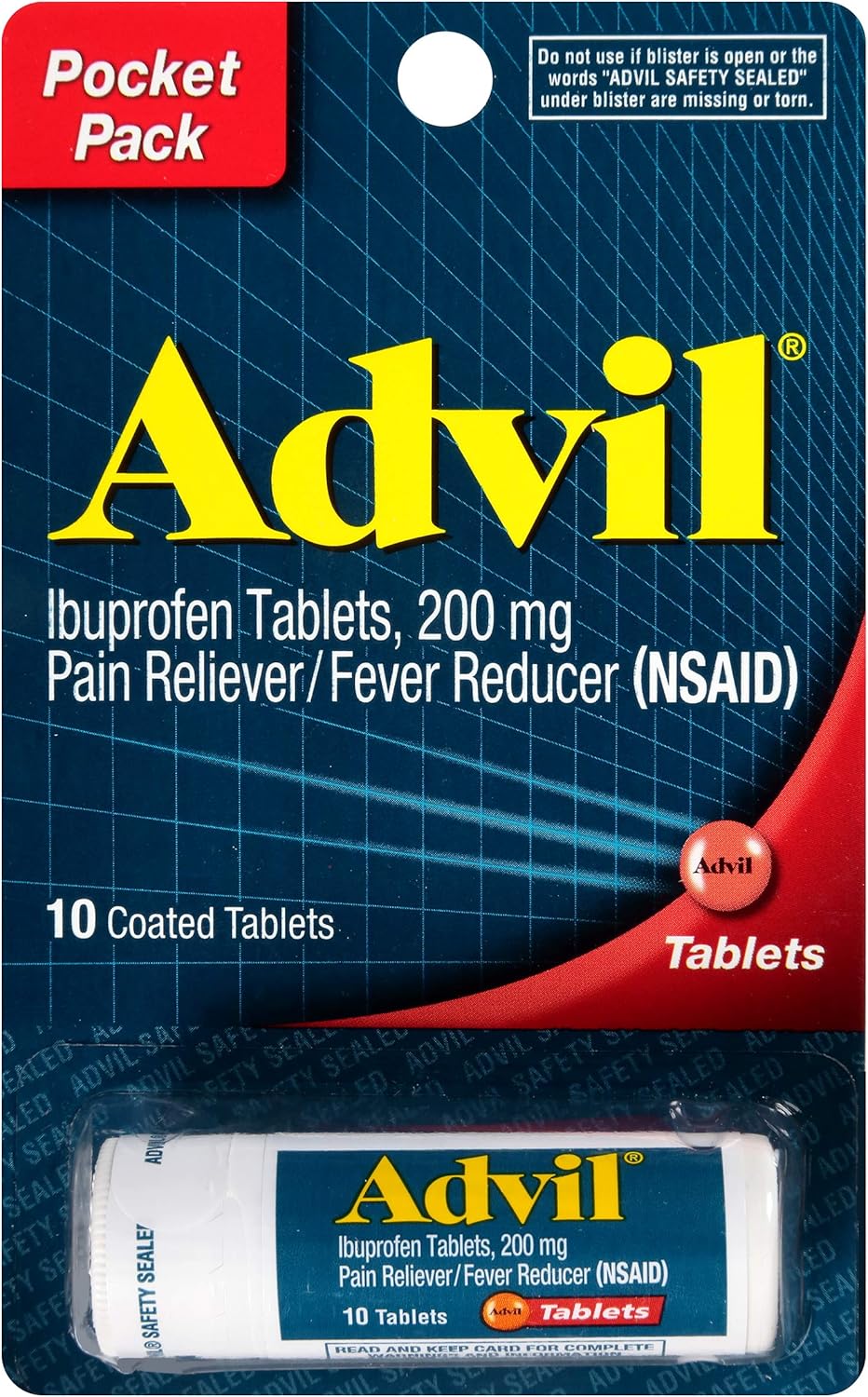 ADVIL ALG/C RLF TB 10-4-200MG 10