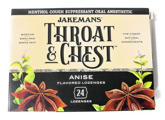 THROAT & CHEST LZ 5MG 24 ANISE