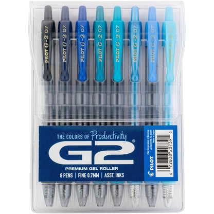 Pilot G2 Boost Gel Pen - Assorted Blues, 4 pack