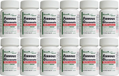 FERROUS GLUC 240MG TABLET 100CT MASON