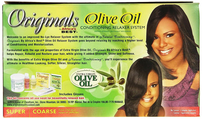 Africas Best Orig Relaxer Olive Oil Reg/Normal No-Lye
