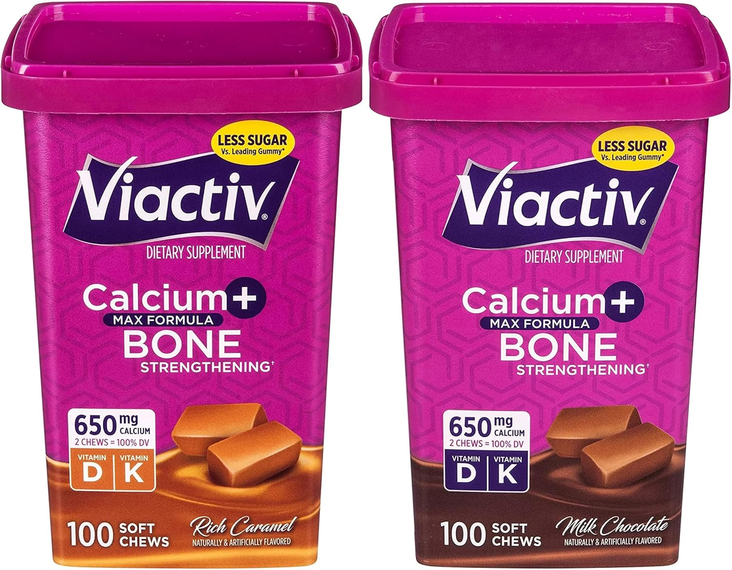VIACTIV CALCIUM+D CHEW CARAMEL 100CT