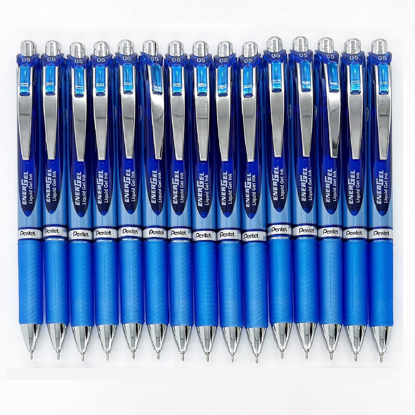 EnerGel RTX Retractable Liquid Gel Pen, (0.5mm) Needle Tip, Fine Line, Black Ink 2-Pk