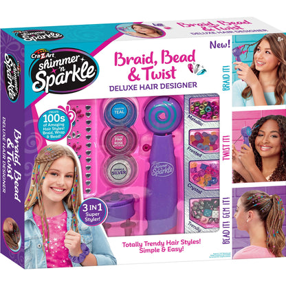 Cra-Z-Art Shimmer ‘n Sparkle ABC Bead Bracelet Kit