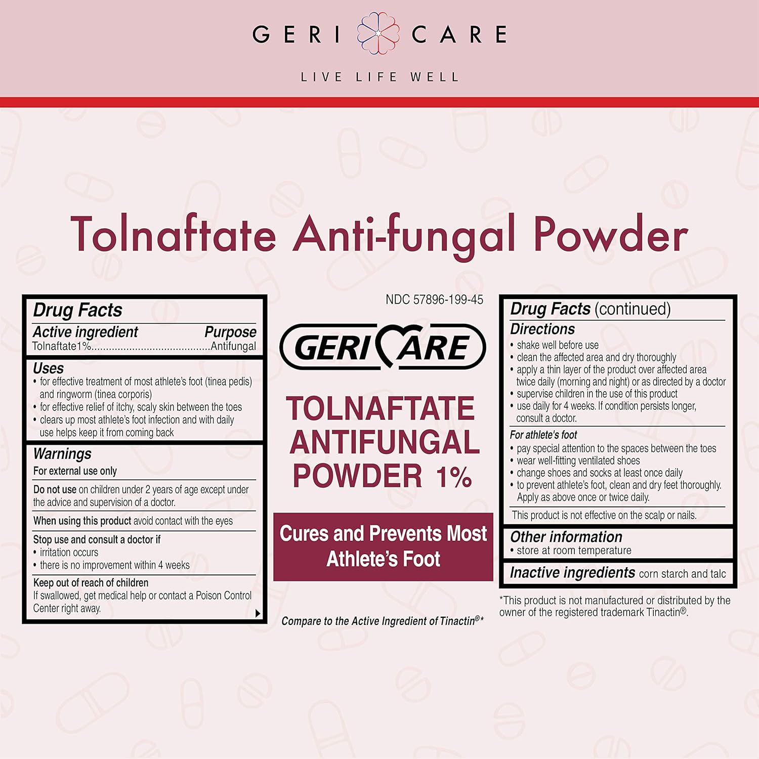 GNP TERBINAFI ATHL FOOT1% CRM 15 GM
