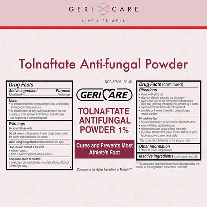 TOLNAFTATE ANTIFUNGAL 1% PWD 45 GM