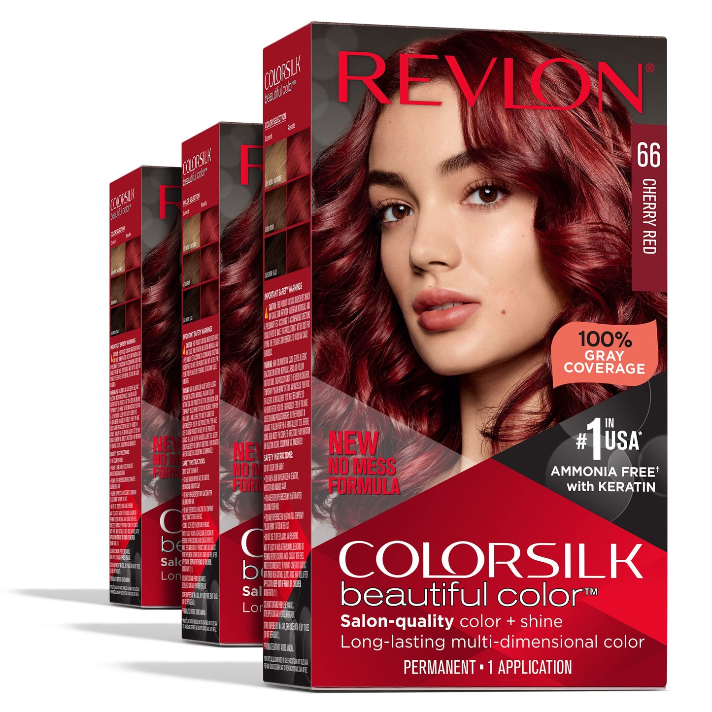 REVLON COLORSILK 32 DRK MAH BRN H/C 1CT