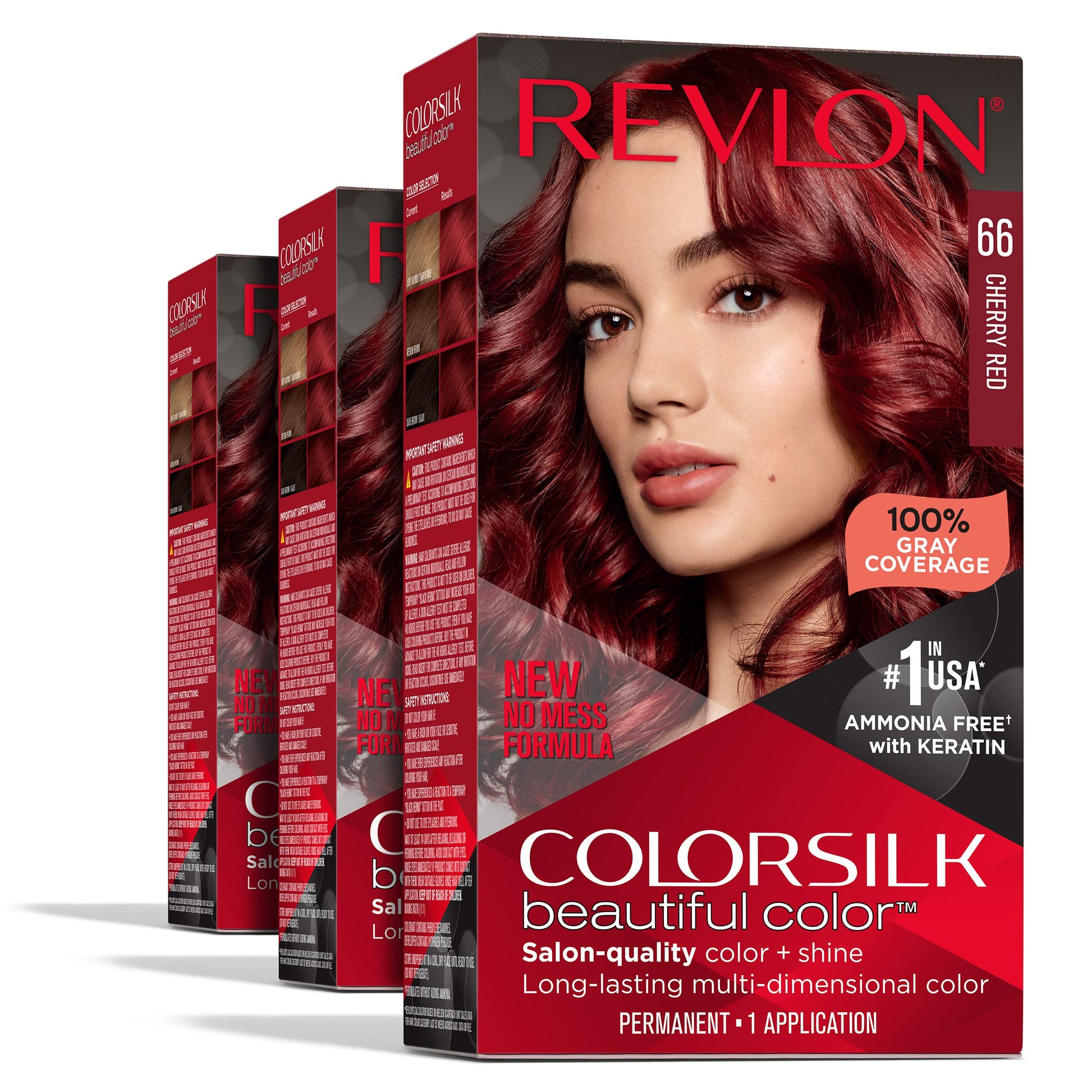 REVLON COLORSILK 32 DRK MAH BRN H/C 1CT