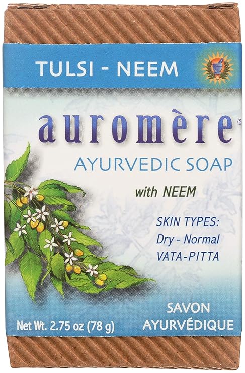 AUROMERE BAR SOAP,AYURVD,HIMA ROSE