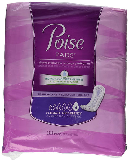 POISE ACTIVE PADS MABS PA 4X18