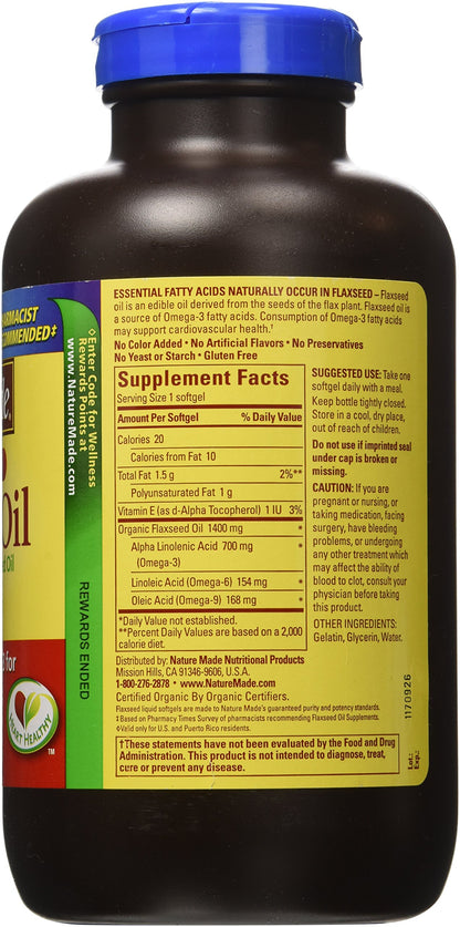 AFRI PURE FLAXSEED OIL BLND 3.4