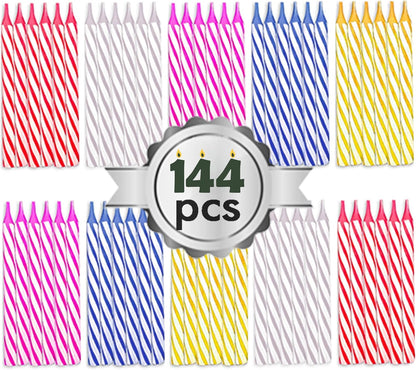 Unique 24 Count Twist Birthday Candles
