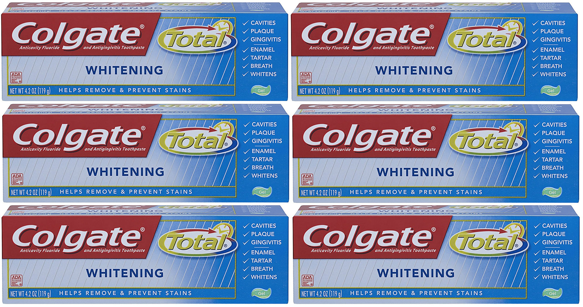 COLGATE TOTAL PLUS WHITEN PASTE 4.8OZ