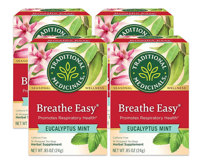 TRADITIONAL MEDICINALS TEA,OG3,BREATHE EASY