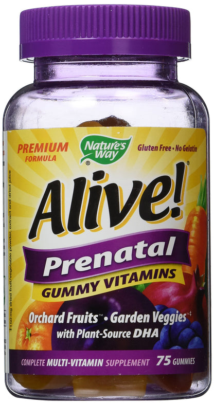 ALIVE MULTIVIT PRENATAL +DHA GUMMY 90CT
