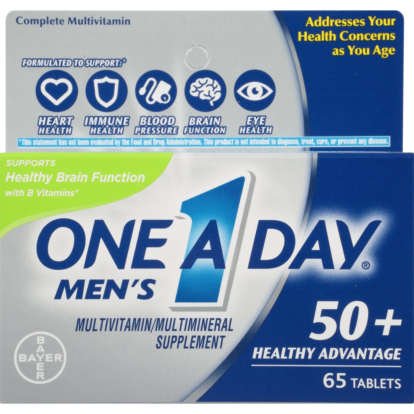 ONE-A-DAY MEN 50+ ADVANTAGE CAPLET 100CT