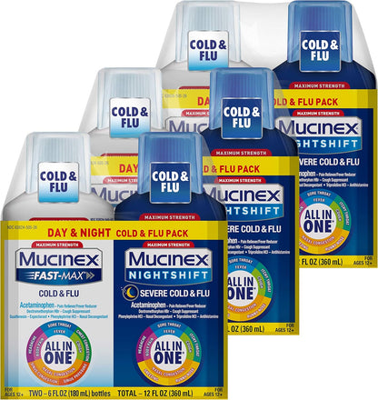 MUCINEX COLD & FLU GC 16 LQGL
