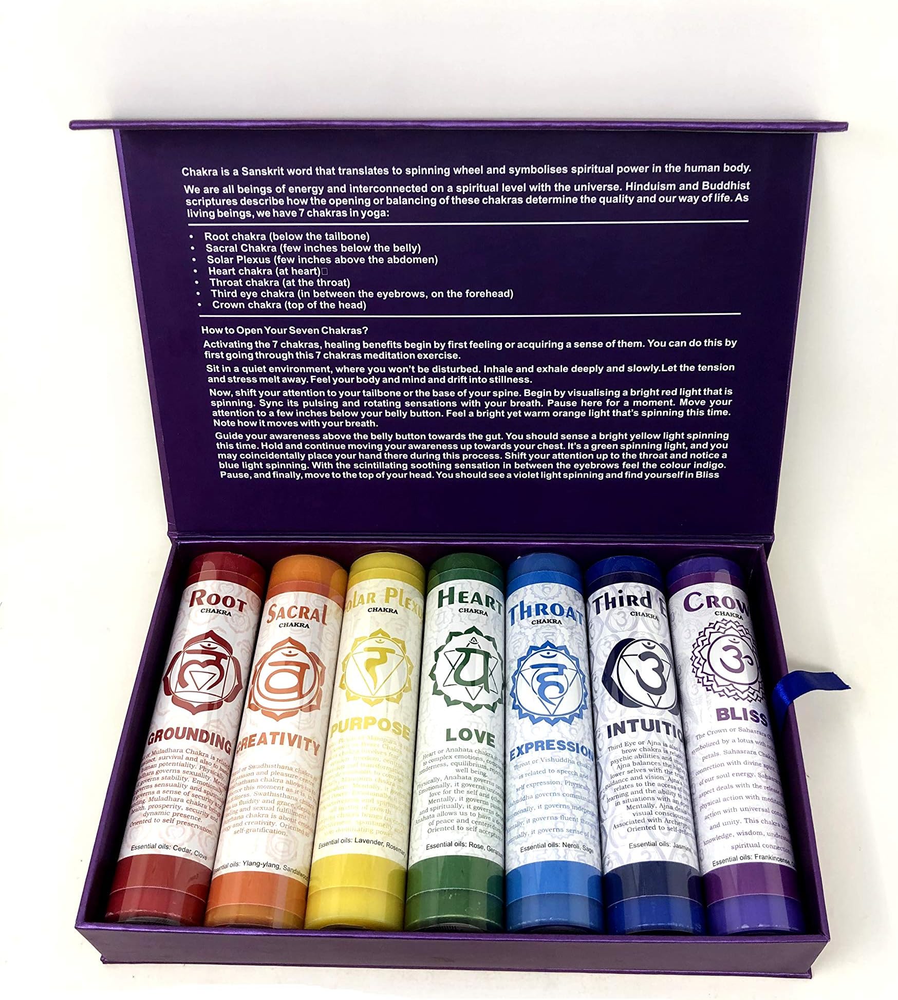 ALOHA BAY CHAKRA PILLAR CNDL,ORANGE