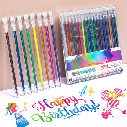 Pentonic Glitter Gel Pens - Assorted, 10 Count