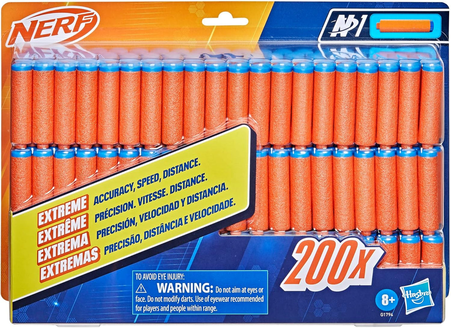 Nerf N Series N1 Darts, 10 Count Refill