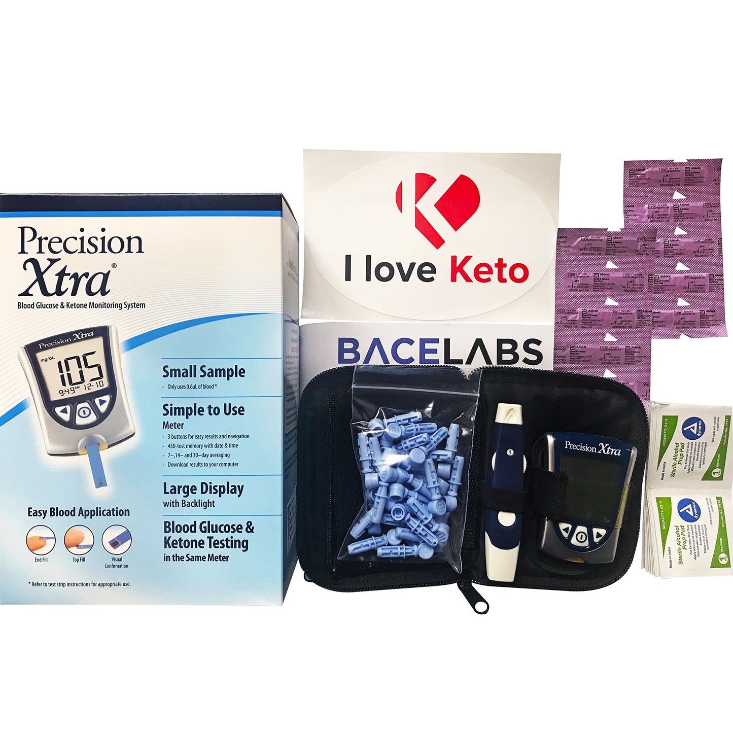 PRECISION XTRA KETONE TEST STRIP 10CT