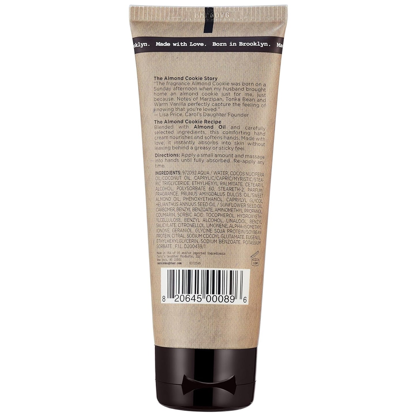 CAROL'S ALMOND COOKIE SOAP  7OZ