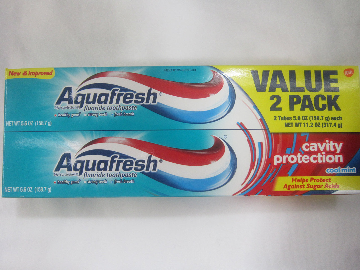 AQUAFRESH CAVITY PROTECTION PASTE 5.6OZ