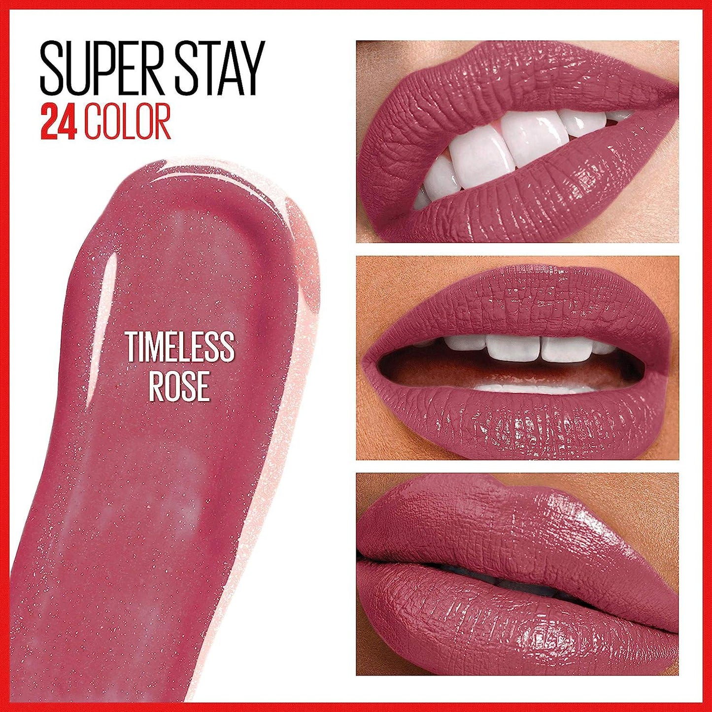 MAYBELLINE New York Super Stay 24 Hour Long-Lasting 2-Step Liquid Lipstick, 220 24/7 Fuschia