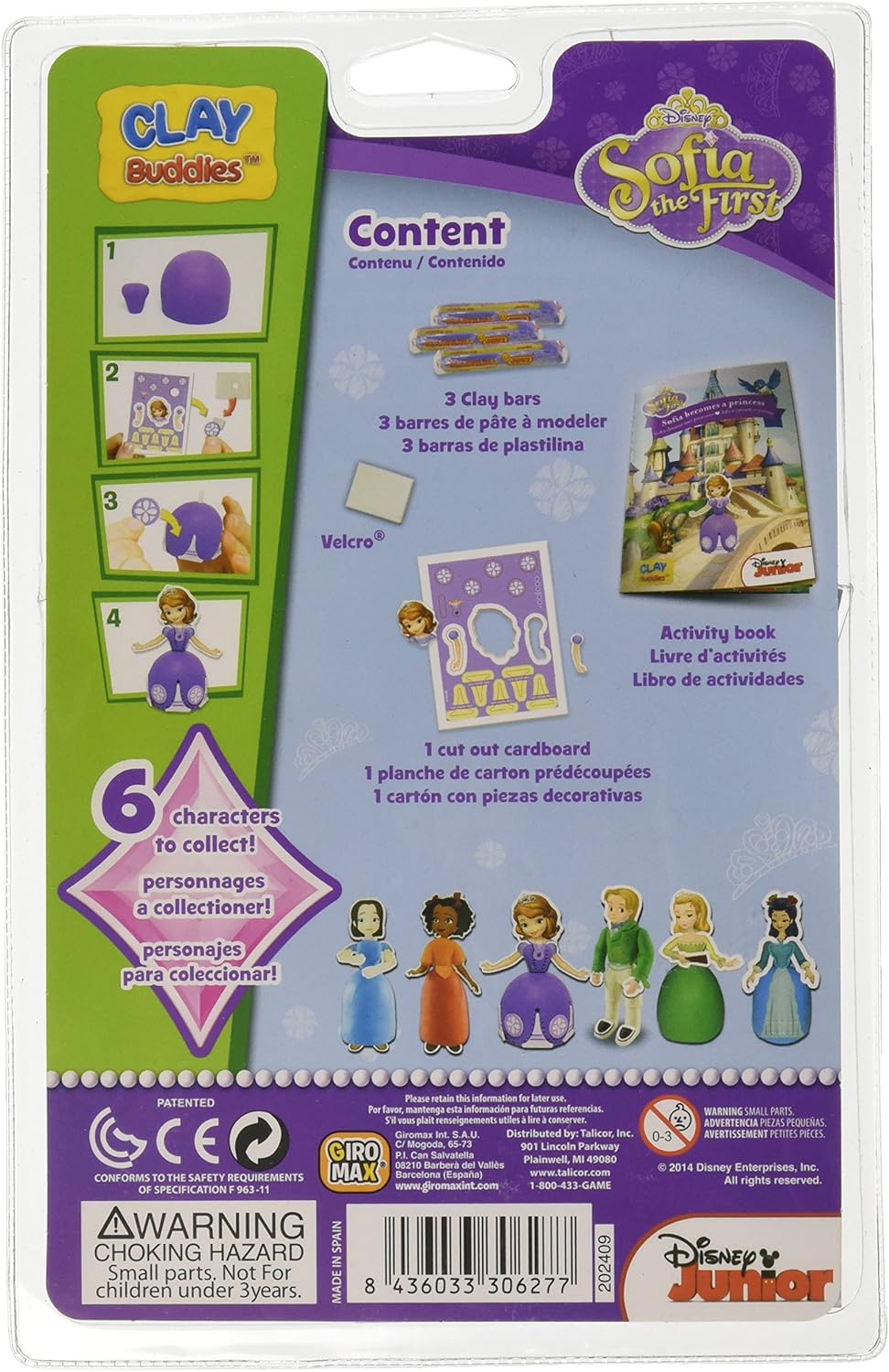 Giromax Clay Buddies Blister Pack Modeling Kits, Assorted