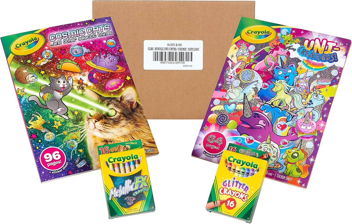 Crayola Uni-Creatures Coloring Book, 96 pages