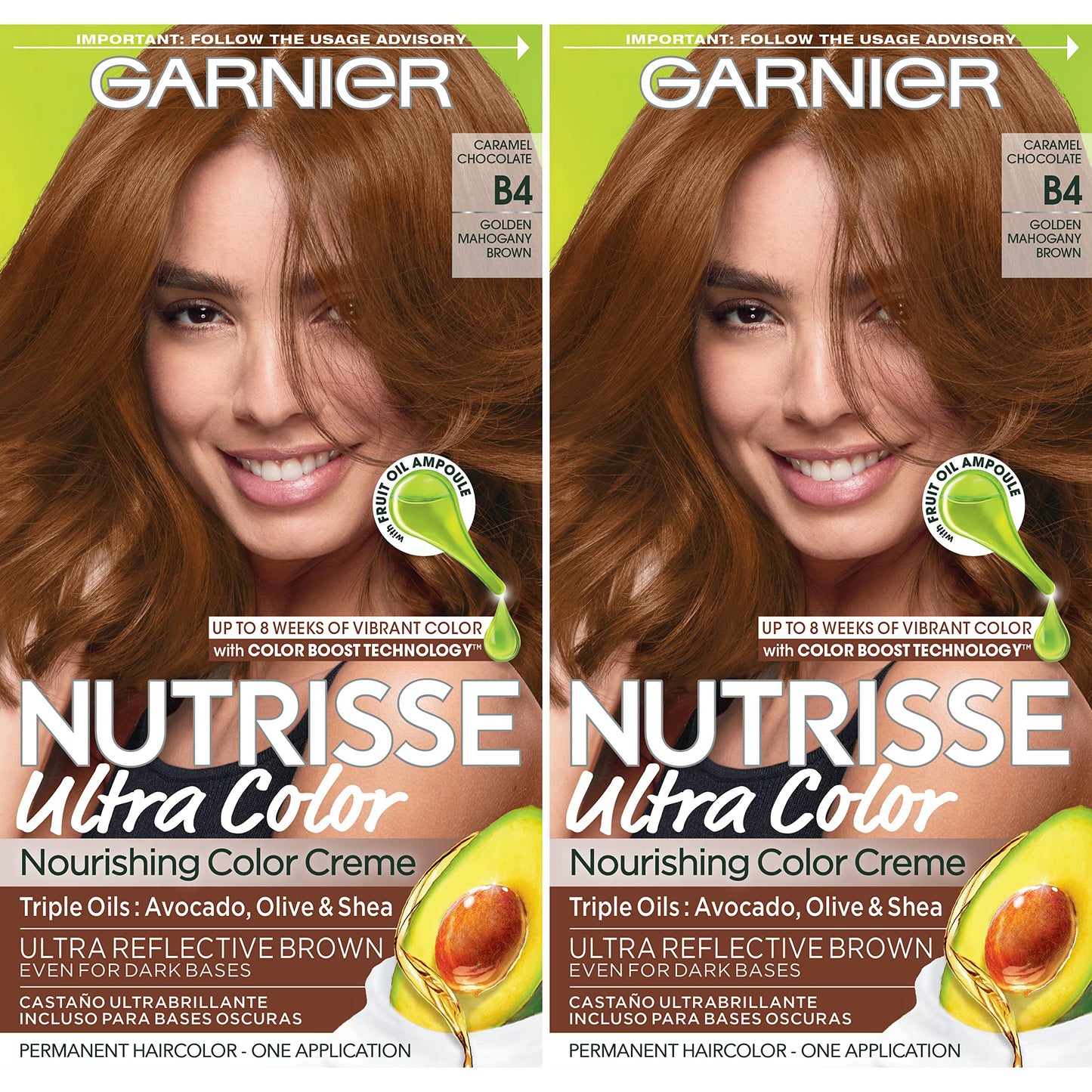 Garnier Nutrisse Ultra Creme Nourishing Permanent Hair Color - 60 Light Natural Brown