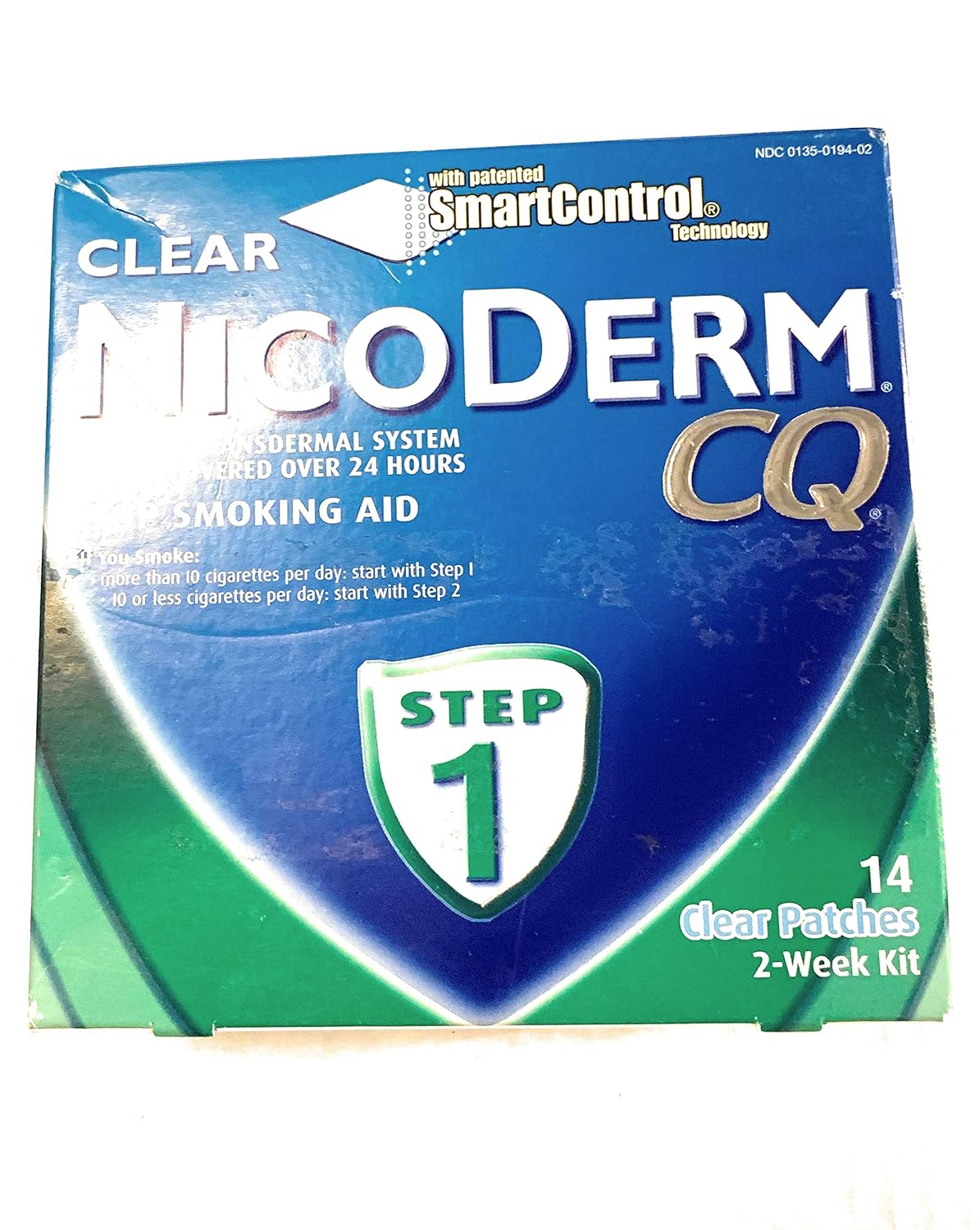 NICODERM CQ 21MG PATCH CLEAR 14CT