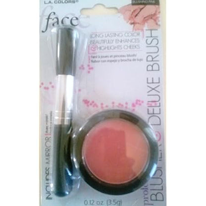 L.A. COLORS Blusher & Deluxe Brush - Mink