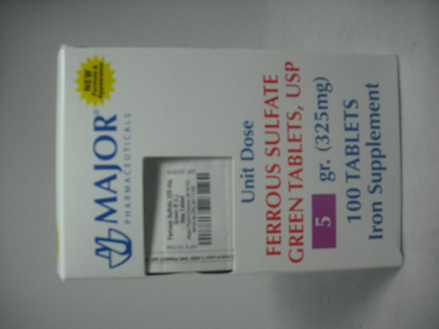 FERROUS SULFATE TB 325MG 100