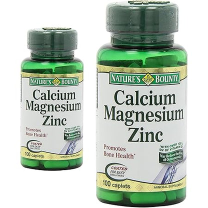 CAL/MAG/ZINC TABLET 100CT NAT BOUNTY