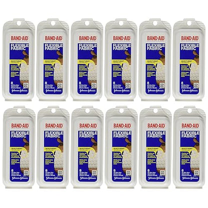 BAND-AID Flex Fabric Travel Pack, 8 Count