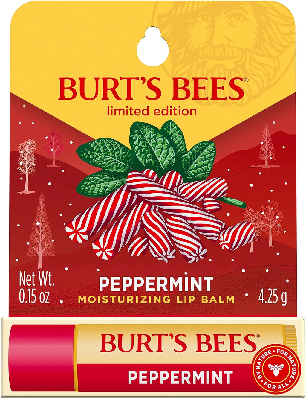 BURT'S BEES VIT E & PEPPERMNT LPB 0.15OZ