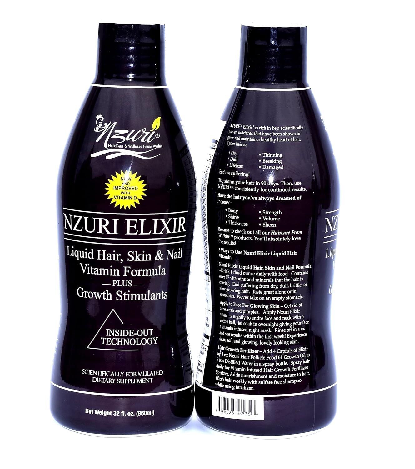 NZURI ELIXIR LIQUID VITAMIN 32Z