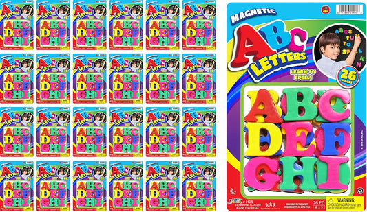Ja-Ru Magnetic ABC Letters Learn To Spell