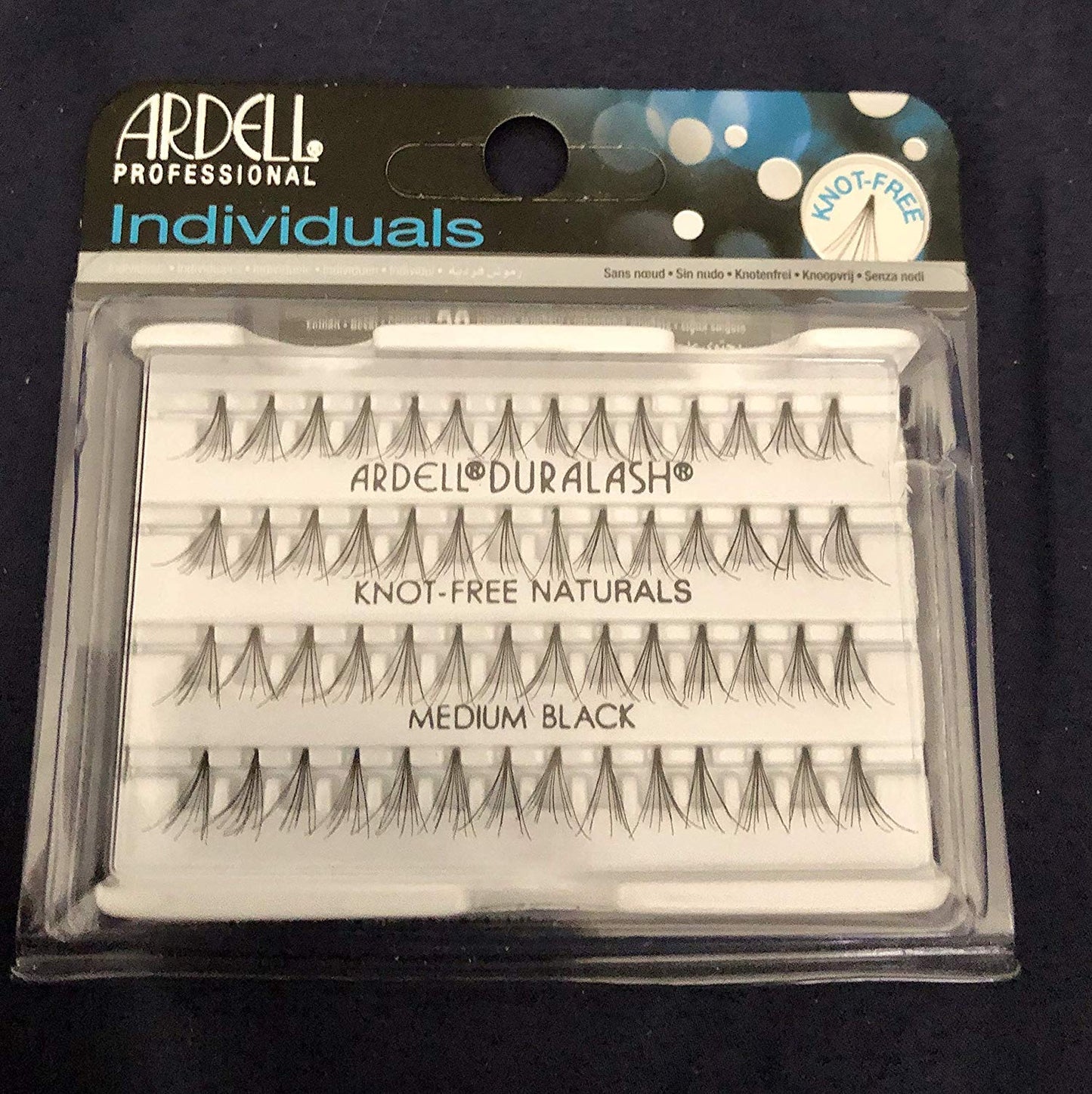 Ardell Duralash Knotted Individual Lashes, Medium - Black