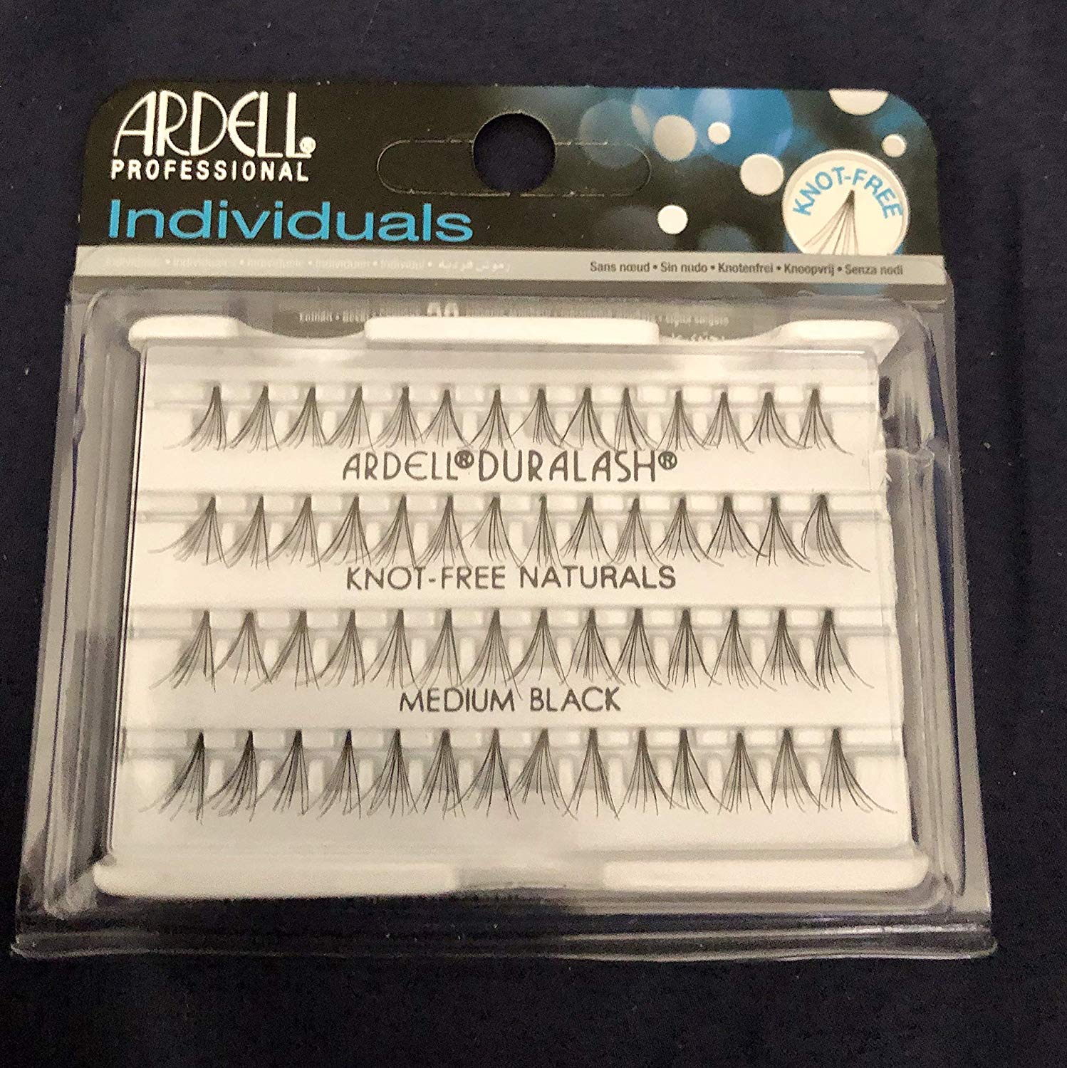 Ardell Duralash Knotted Individual Lashes, Medium - Black