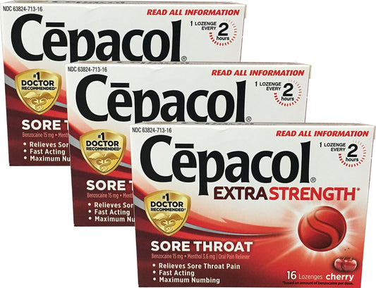 CEPACOL LOZENGE XSTR CHERRY 16CT