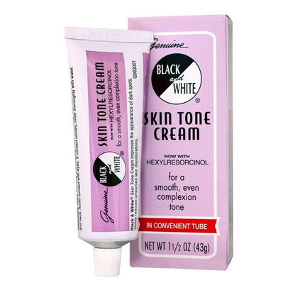 Black & White Skin Tone Cream Tube 1.5oz
