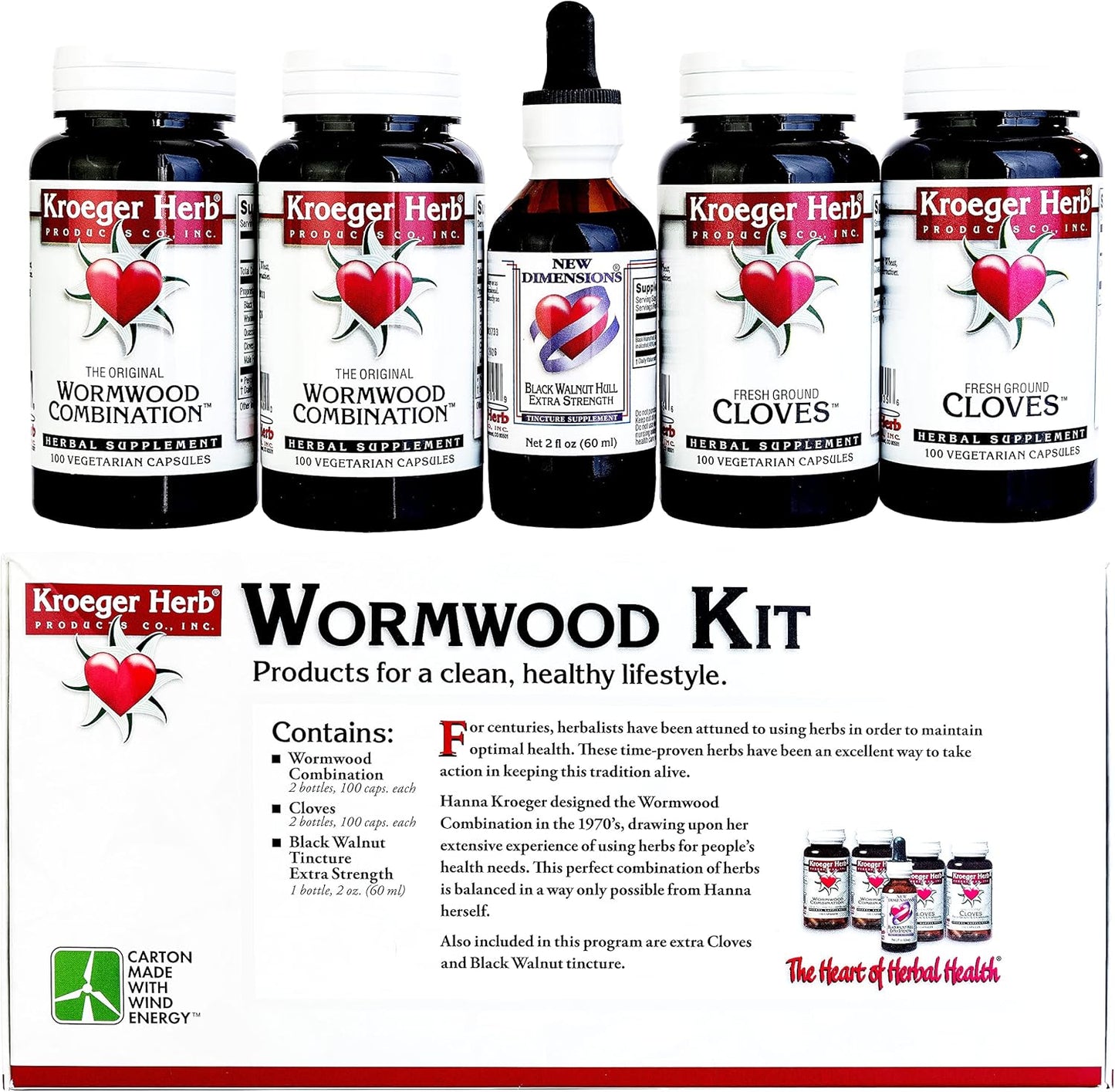 KROEGER HERB WORMWOOD KIT,PARASITE CNL