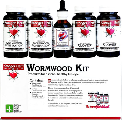 KROEGER HERB WORMWOOD KIT,PARASITE CNL