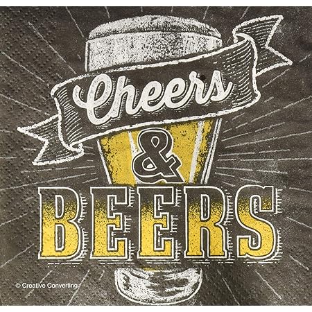 SENSATIONS Beverage Napkins - Cheers, 24 count