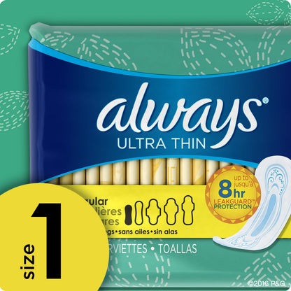ALWAYS THIN MINCE UNSCNT LNR PAD 24X20CT