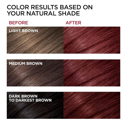 L'ORÉAL PARIS Superior Preference Permanent Hair Color, 4R Dark Auburn, 6.5 fl. oz.