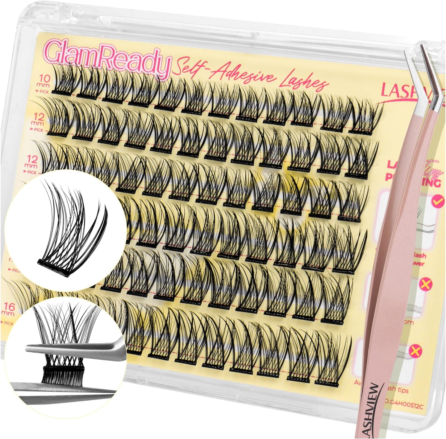Ardell Press On Underlash Extensions - Mini Naked Natural, 12 count