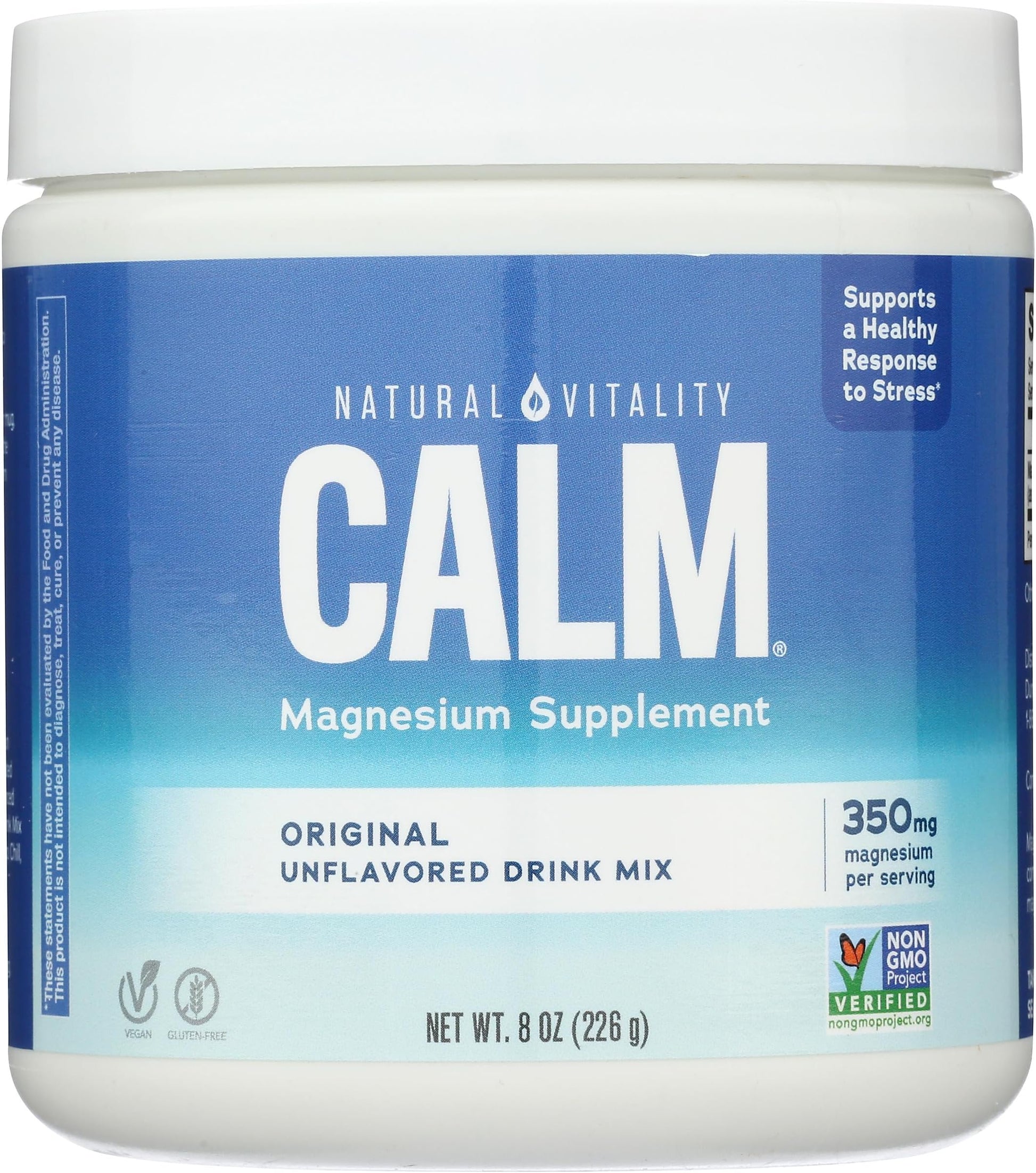 NATURAL VITALITY CALM,GUM,MAGNESIUM,ORNG